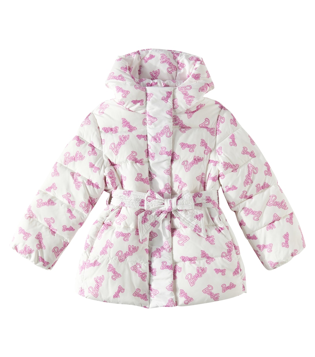 x Barbie® printed puffer jacket | Monnalisa