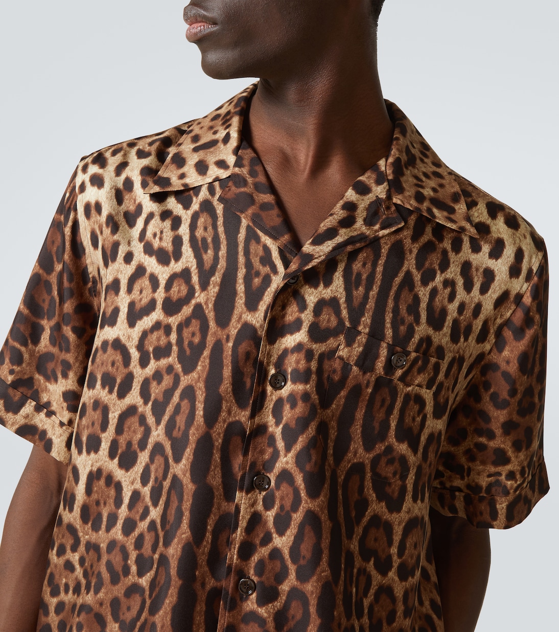 Camisa bowling de seda estampada | Dolce&Gabbana