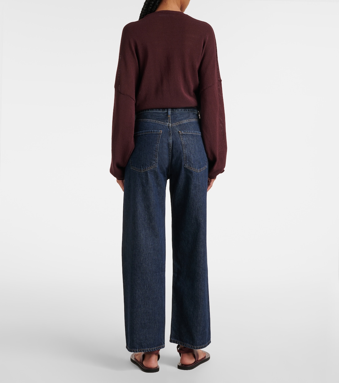 High-Rise Wide-Leg Jeans Ren | Agolde