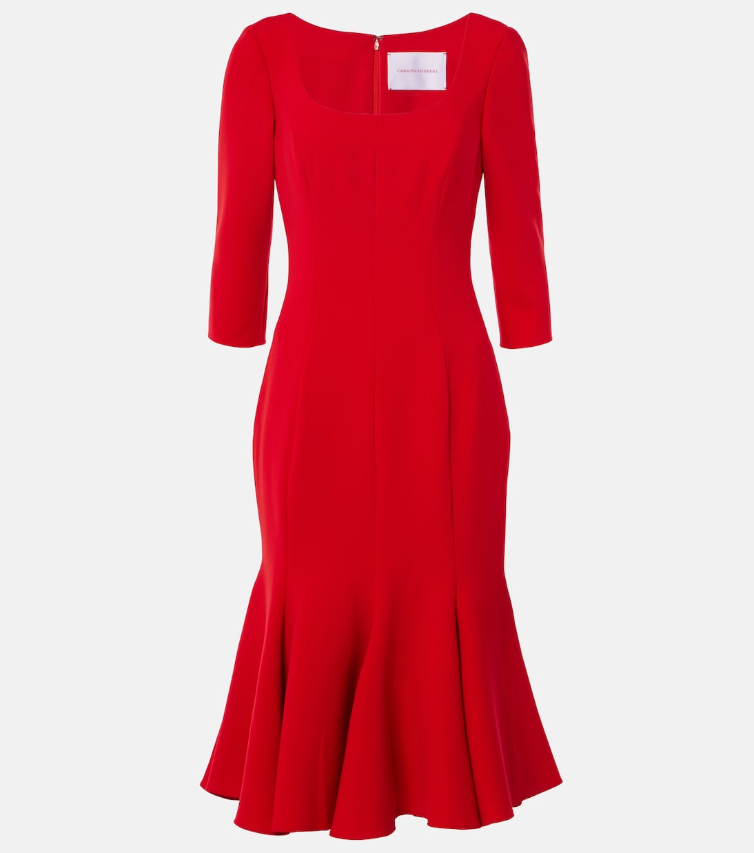  Crêpe midi dress | Carolina Herrera