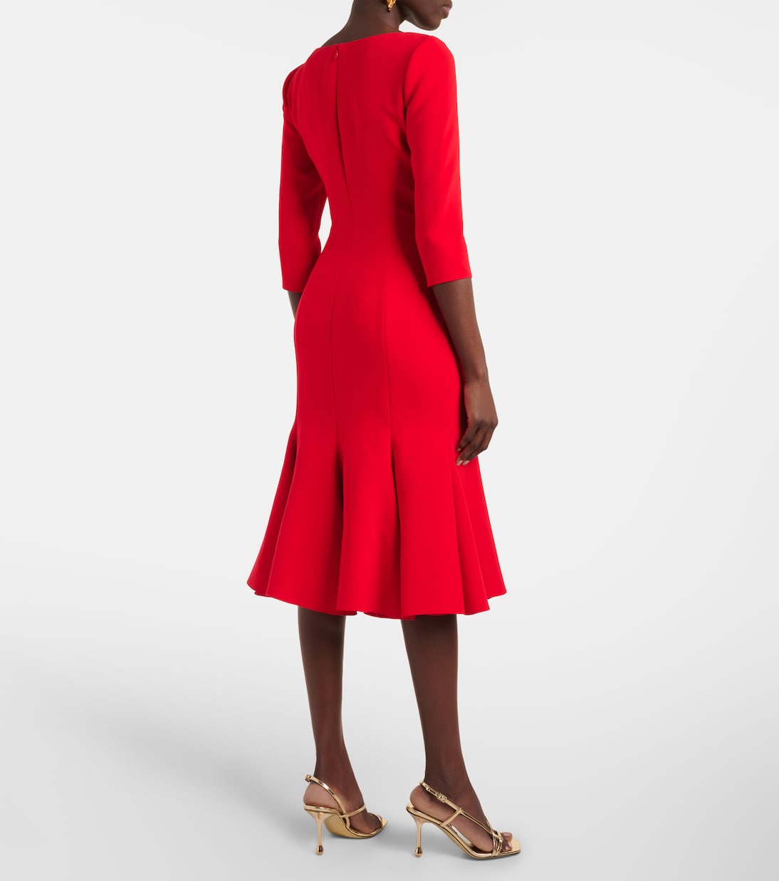  Crêpe midi dress | Carolina Herrera