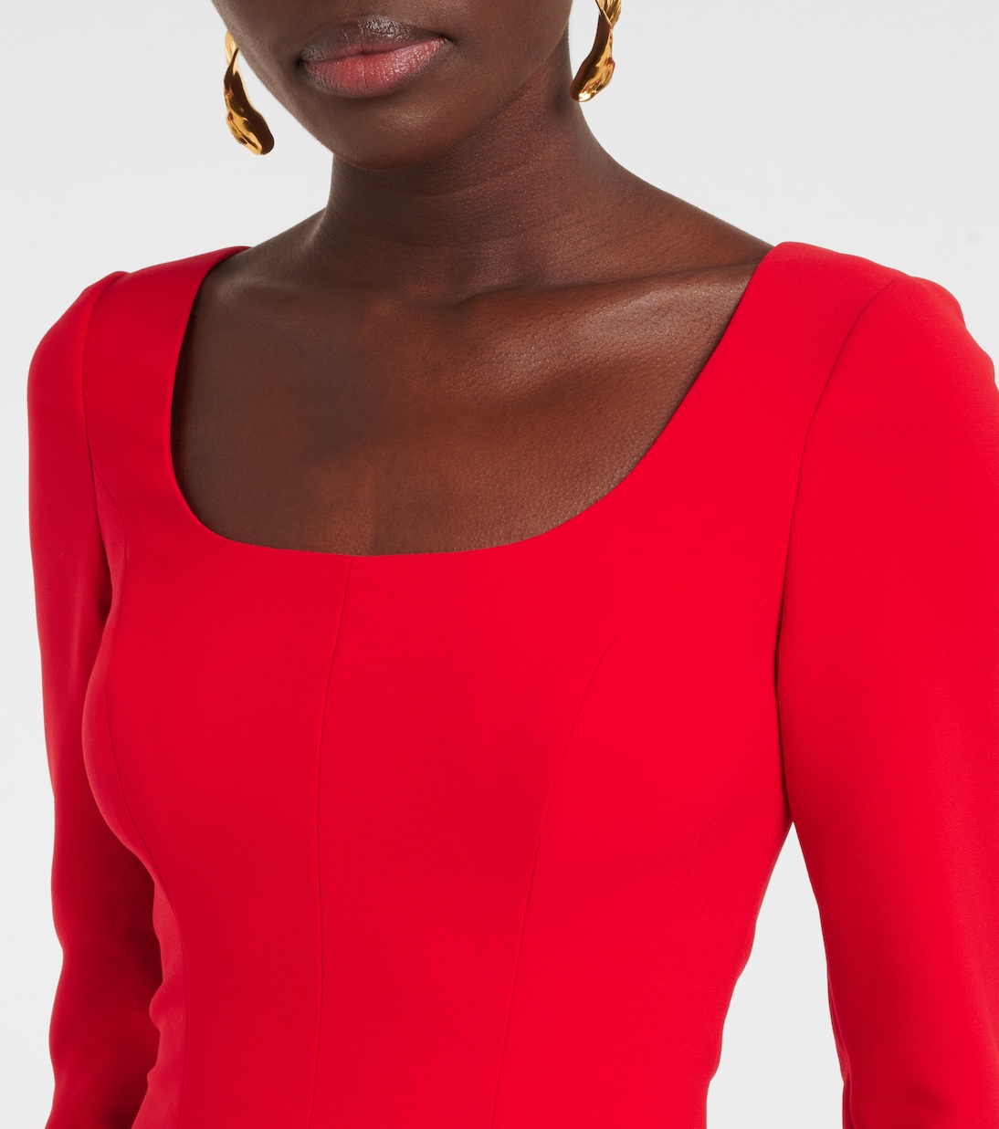  Crêpe midi dress | Carolina Herrera