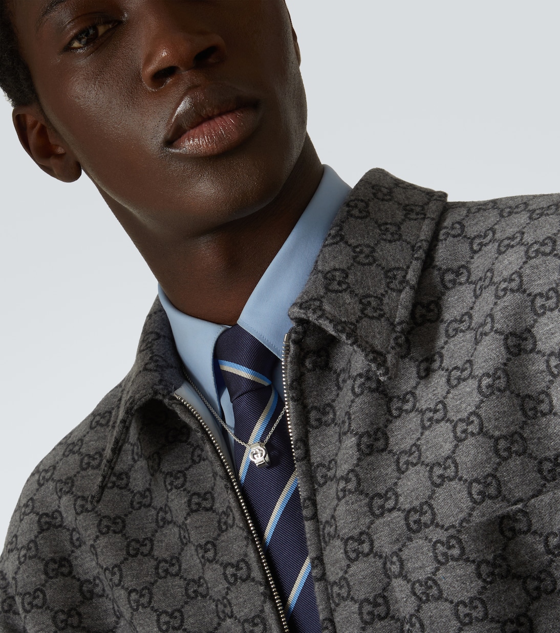 Interlocking G sterling silver necklace | Gucci