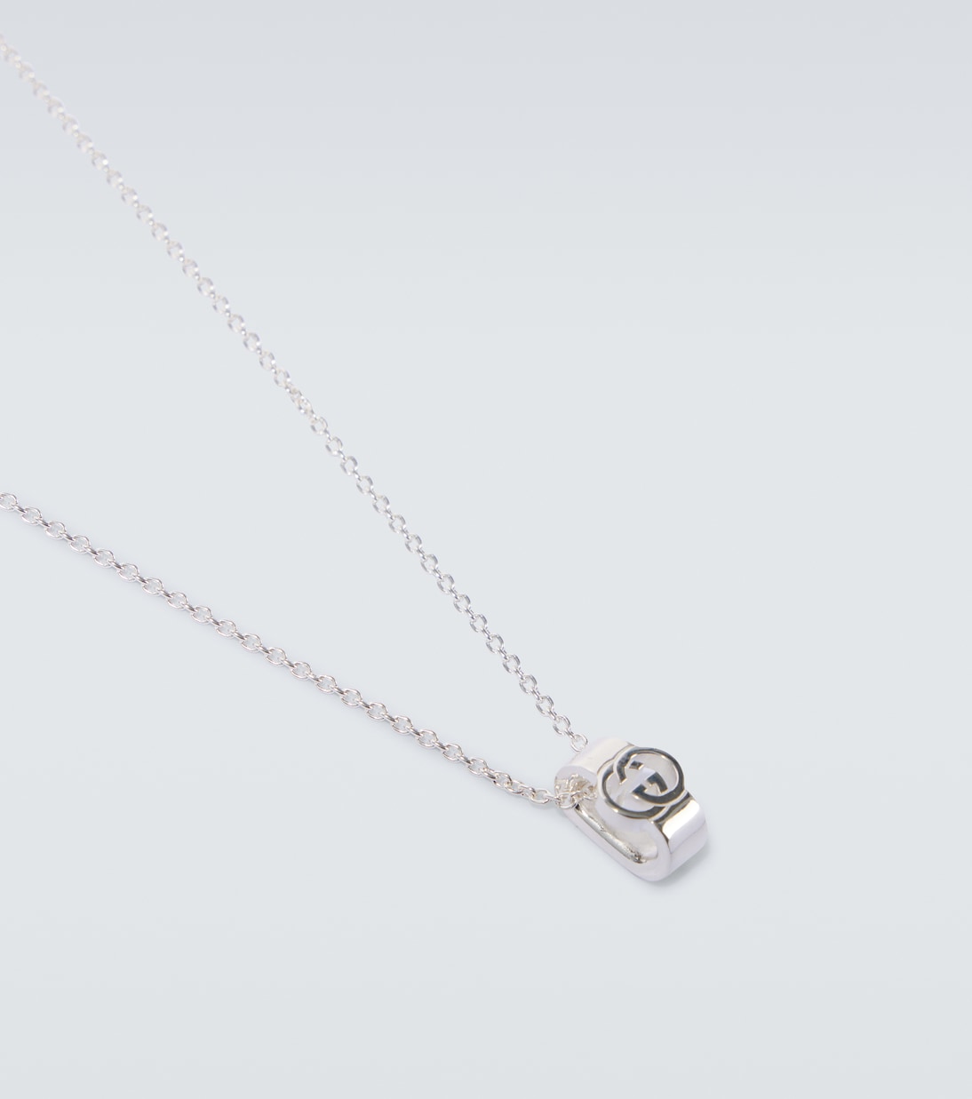 Interlocking G sterling silver necklace | Gucci
