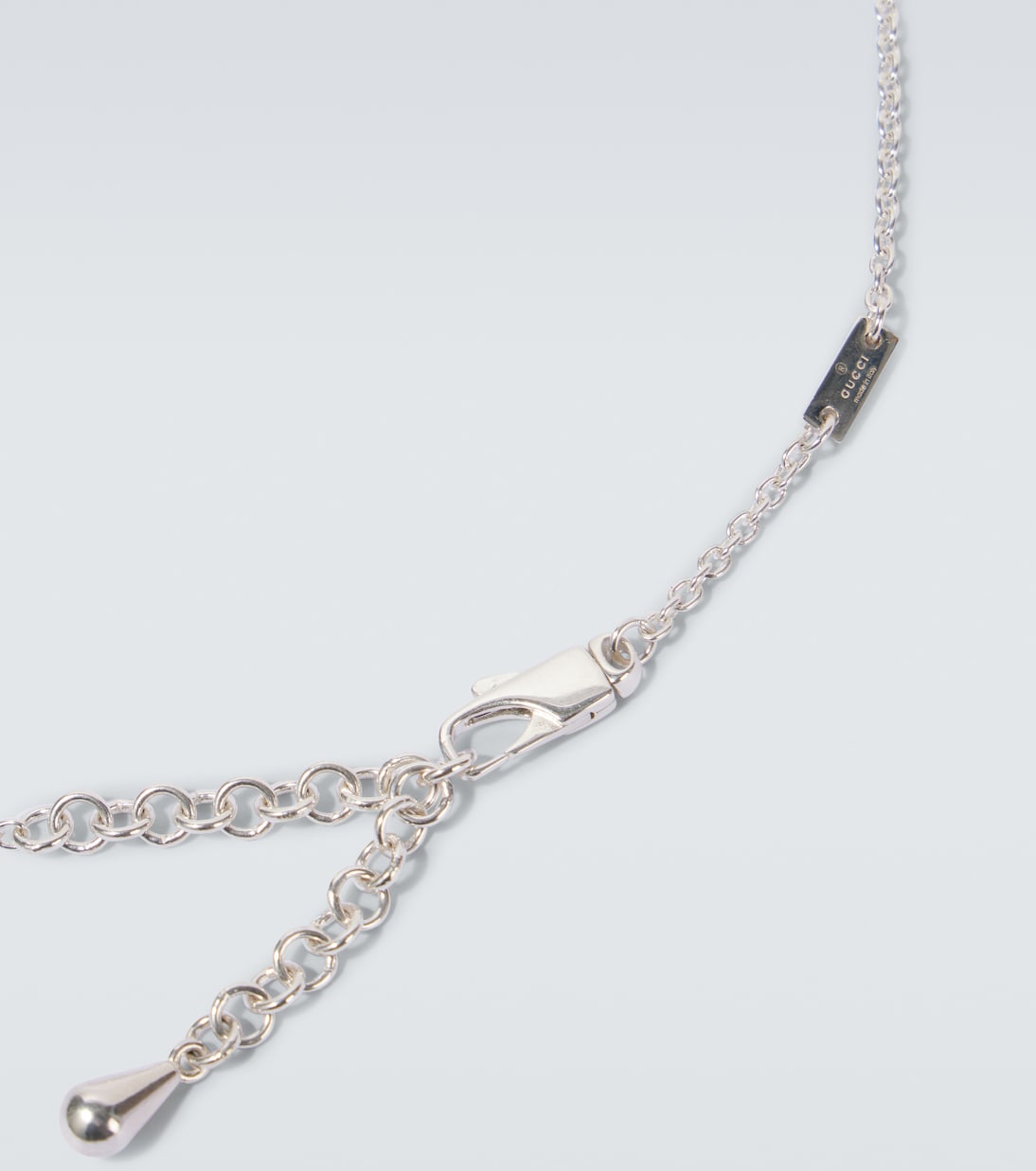 Interlocking G sterling silver necklace | Gucci