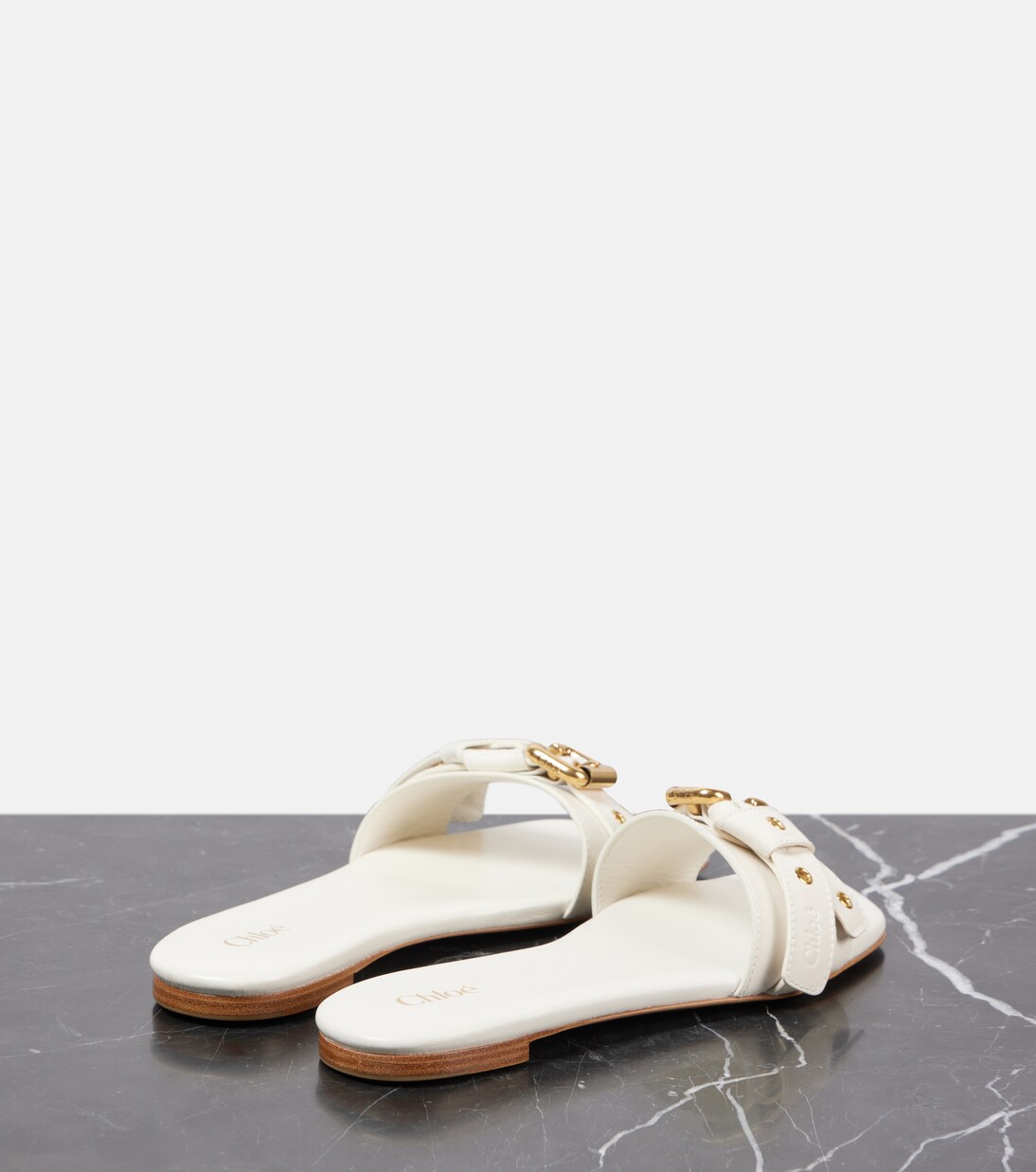 Mae leather slides | Chloé