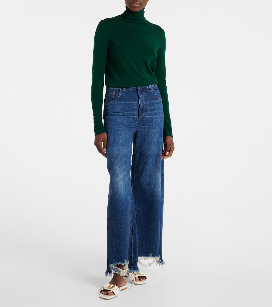 Mae leather slides | Chloé