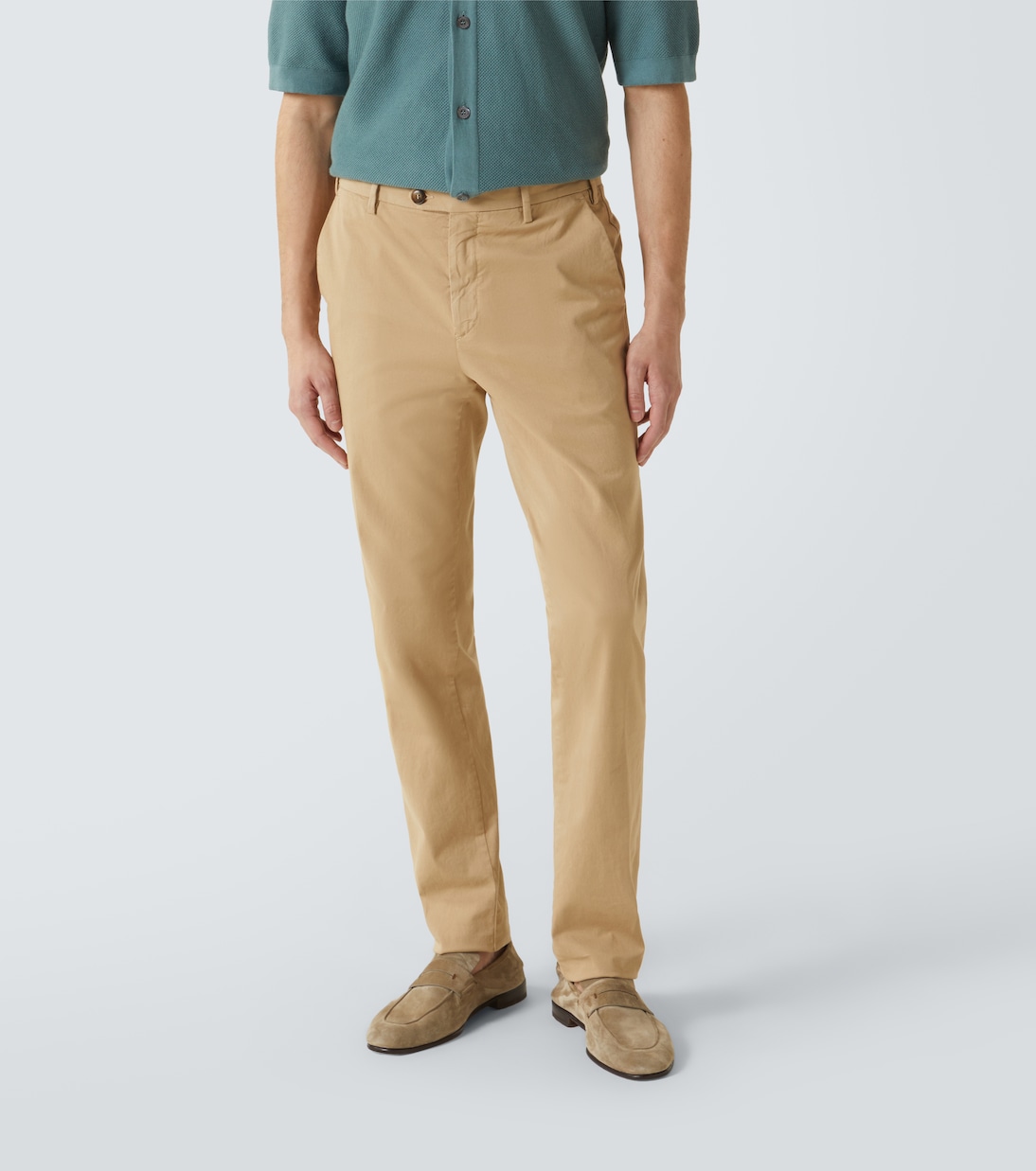 Cotton twill chinos | Canali