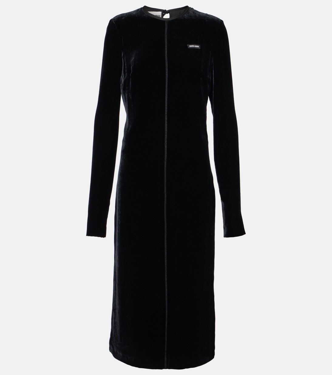 Satin midi dress | Miu Miu