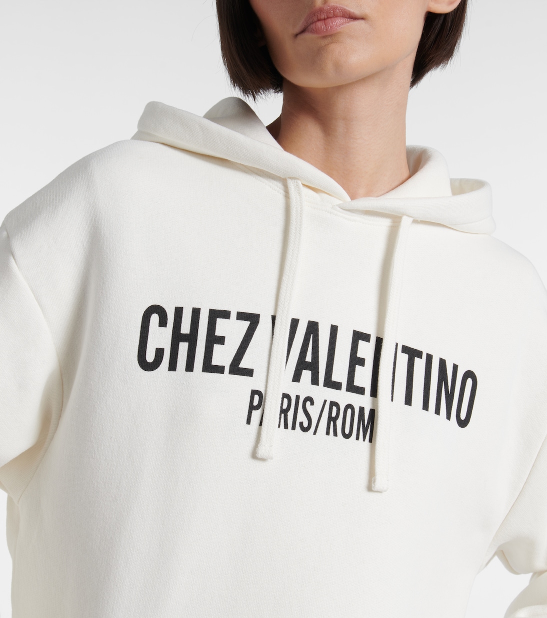 Hoodie Chez Valentino aus Baumwoll-Jersey | Valentino