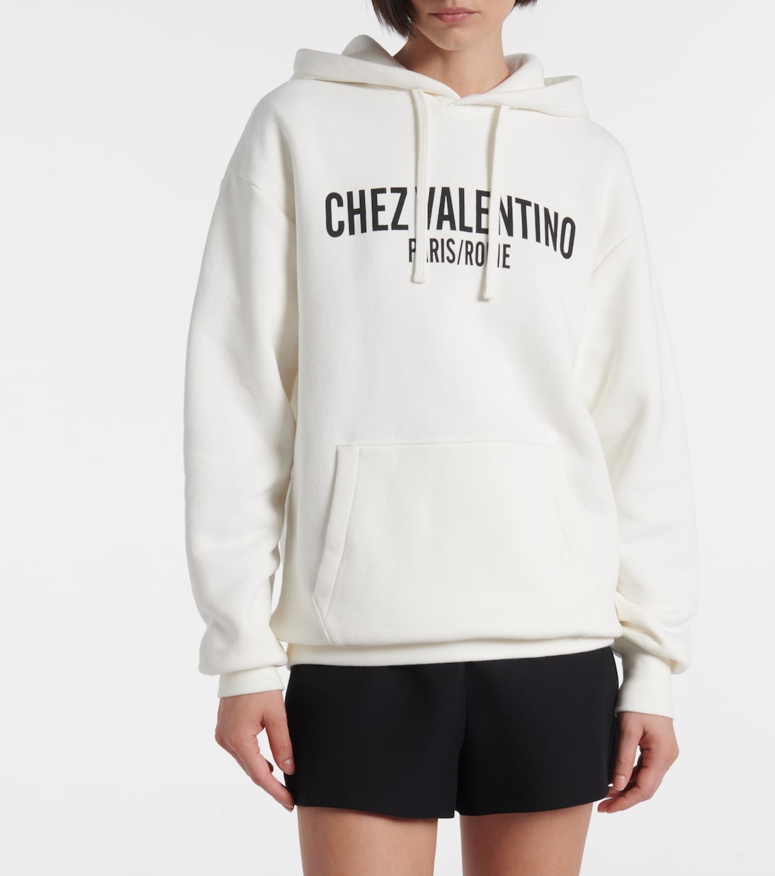 Hoodie Chez Valentino aus Baumwoll-Jersey | Valentino