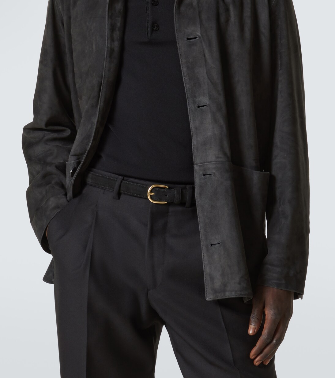 Cardon suede belt | Saman Amel