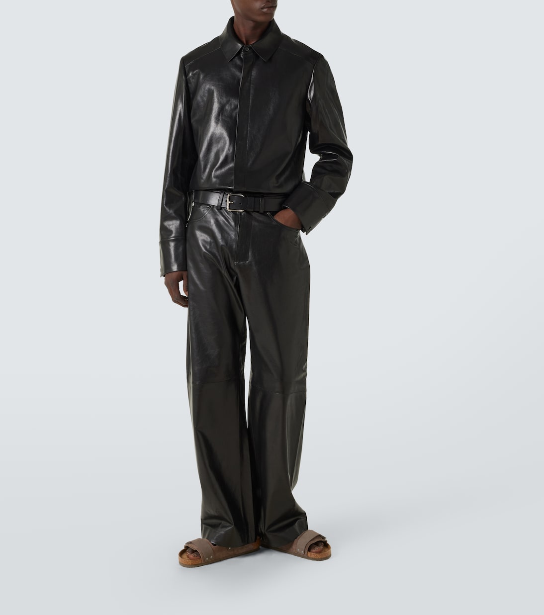 Legacy leather shirt | Entire Studios