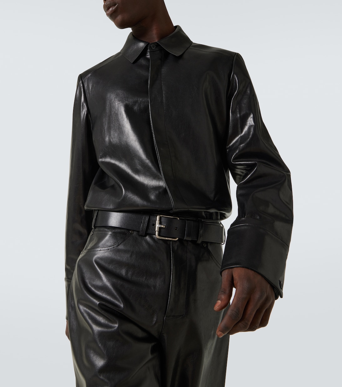 Legacy leather shirt | Entire Studios