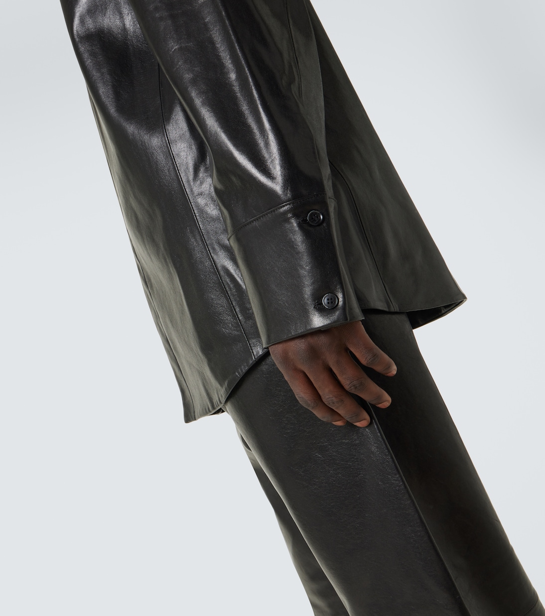 Legacy leather shirt | Entire Studios