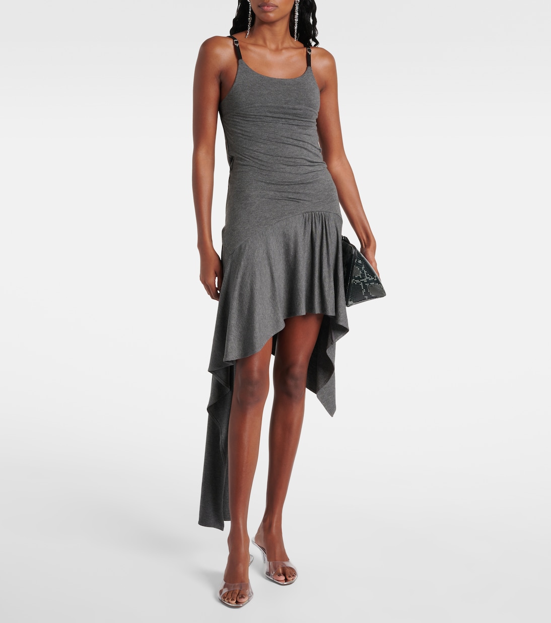 Pantoletten Alexa Glass 60 | Amina Muaddi