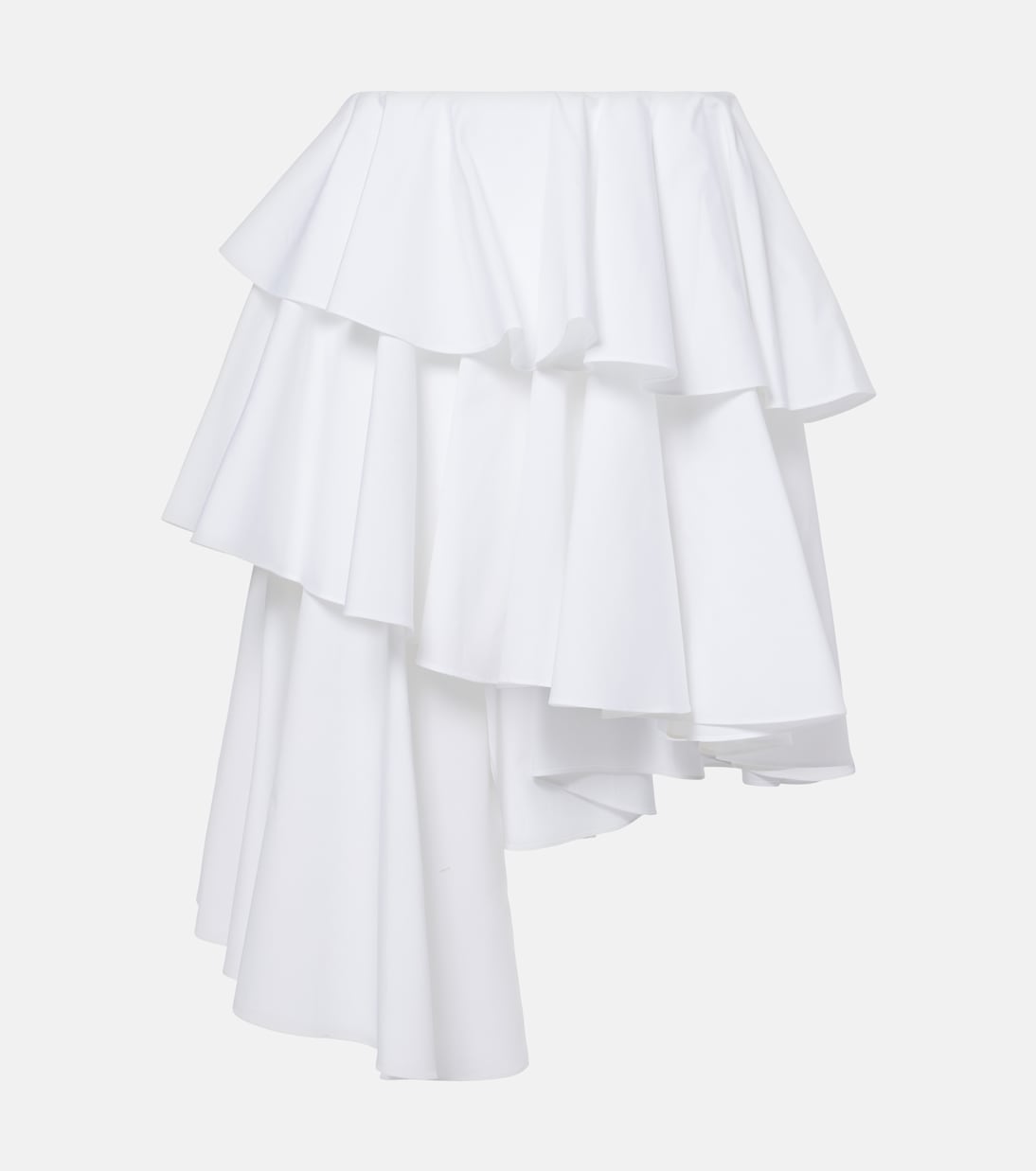 Spiral ruffled miniskirt | Alaïa