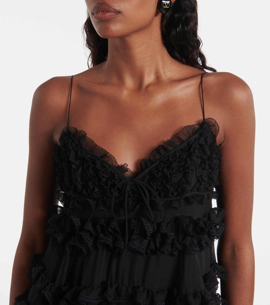 Robe en tulle de soie | Valentino