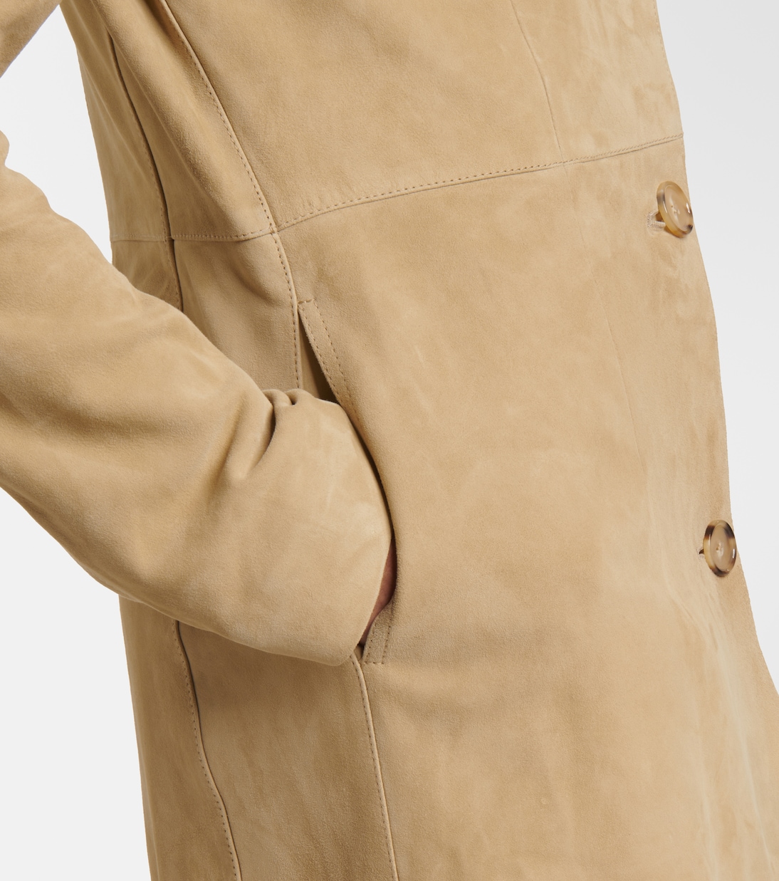 Suede coat | Toteme