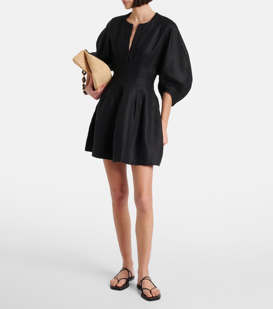 Soleil linen minidress | Faithfull