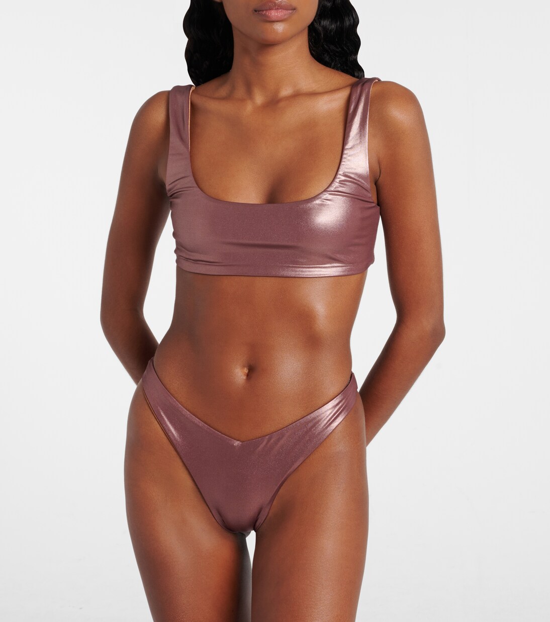 Rounded Edges bikini top | Jade Swim