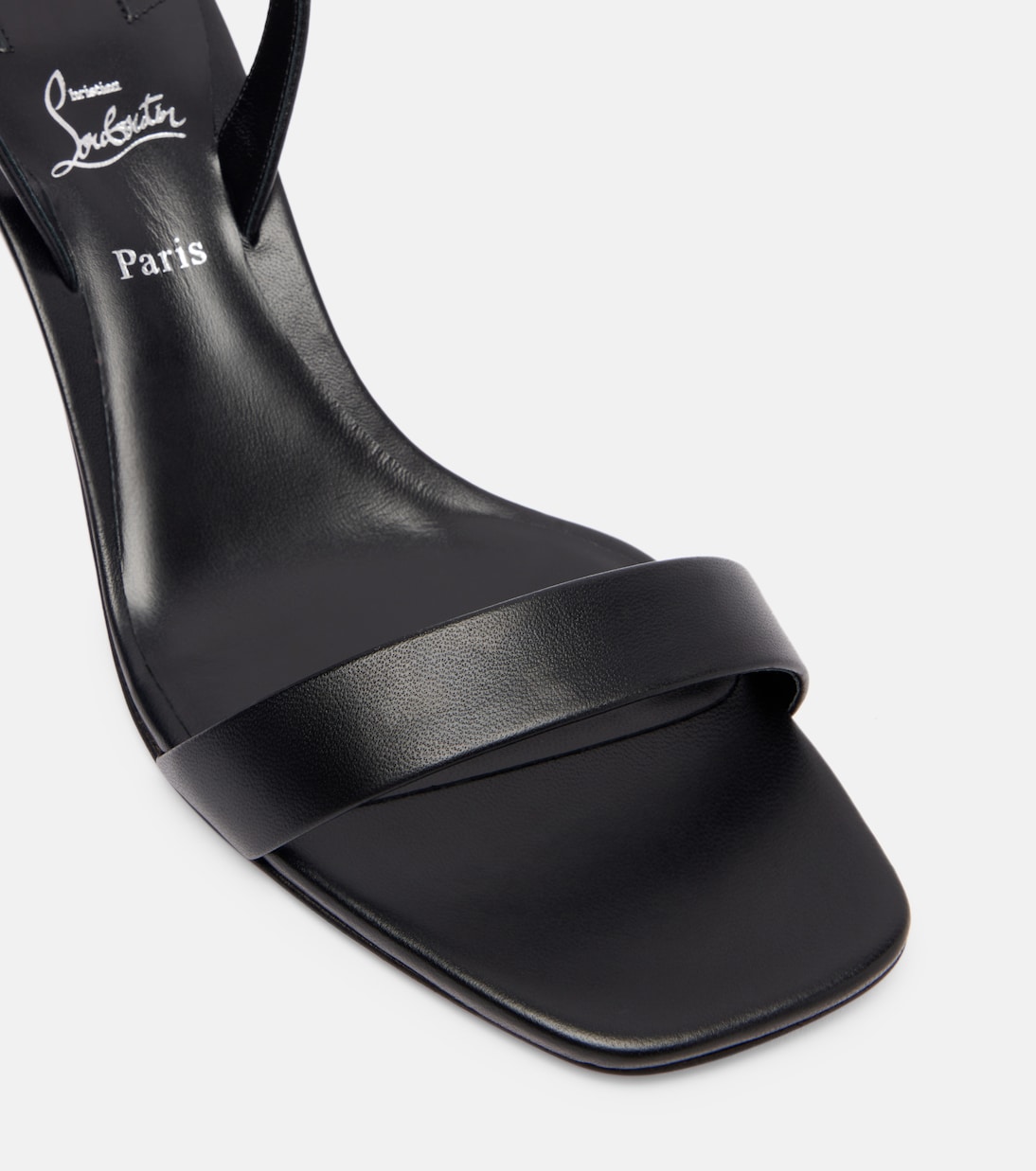 O Condora 55 leather slingback sandals | Christian Louboutin