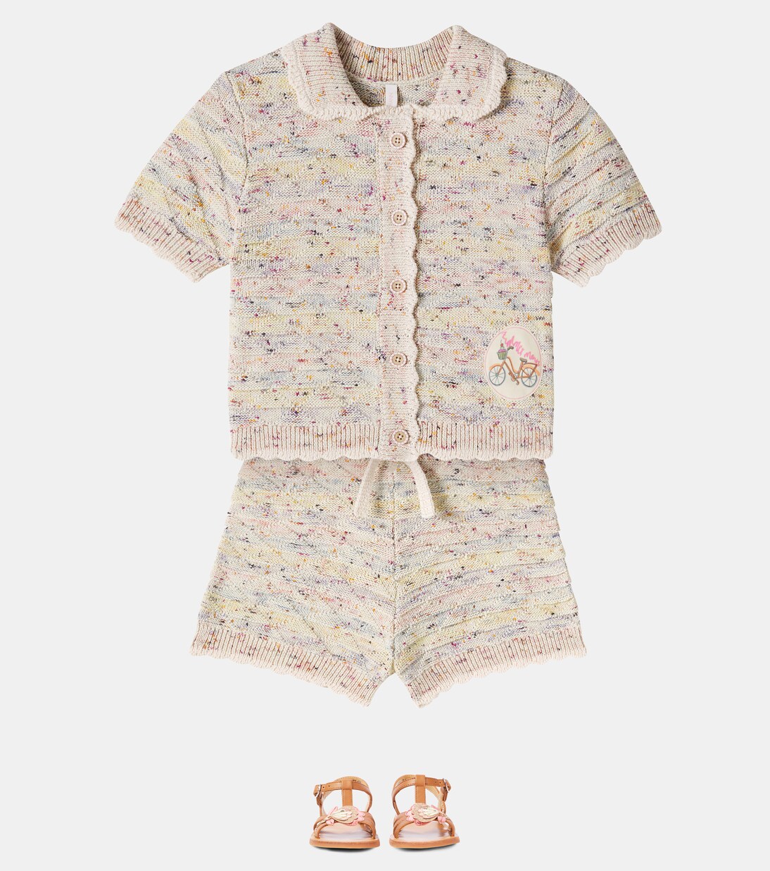 Rhiannon knitted shirt | Zimmermann Kids