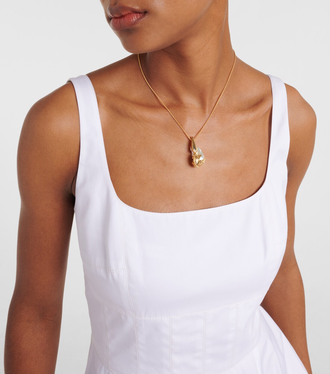 Midikleid Nikush aus Baumwolle | Emilia Wickstead