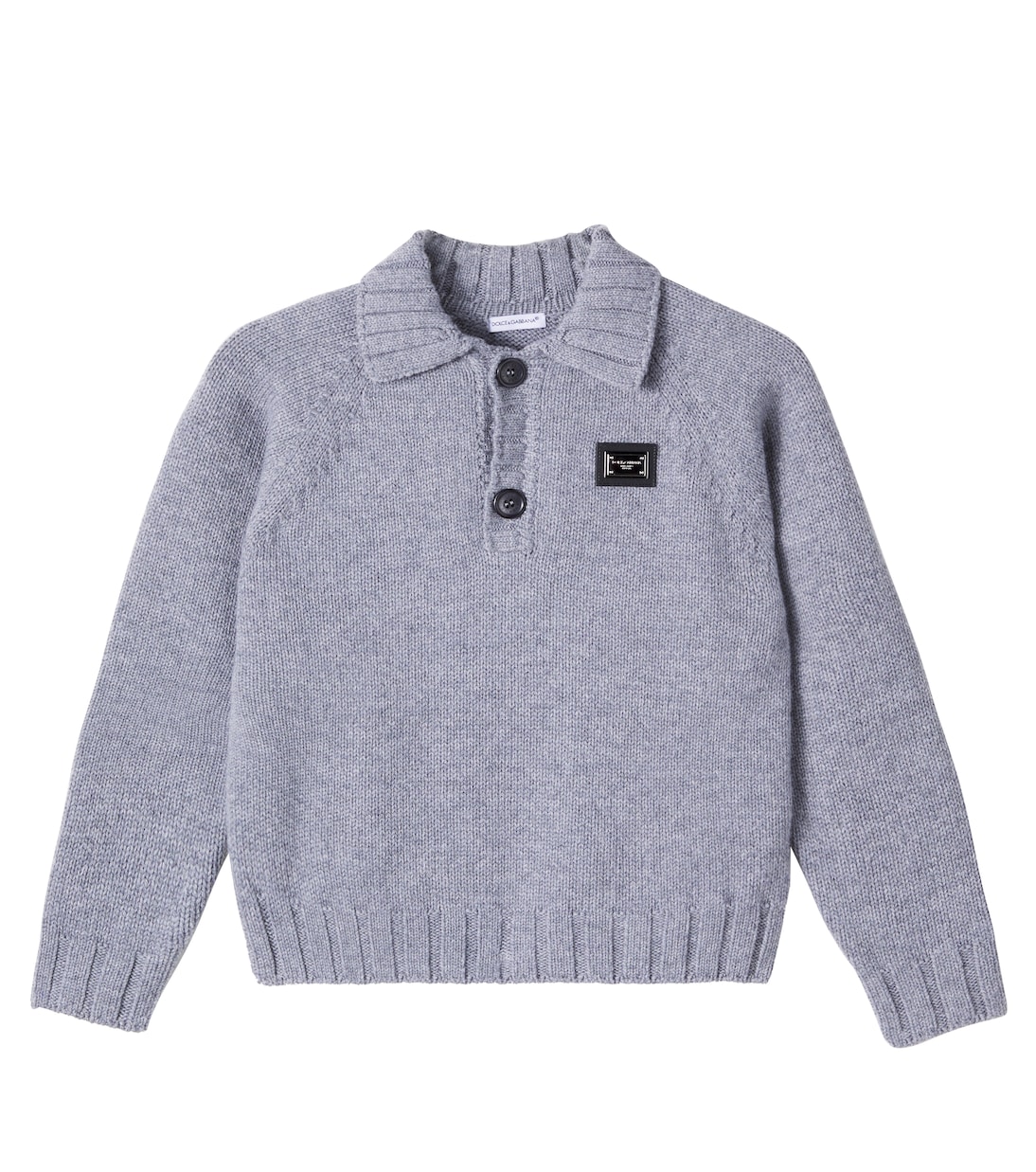Wool and cashmere polo sweater | Dolce&Gabbana Kids