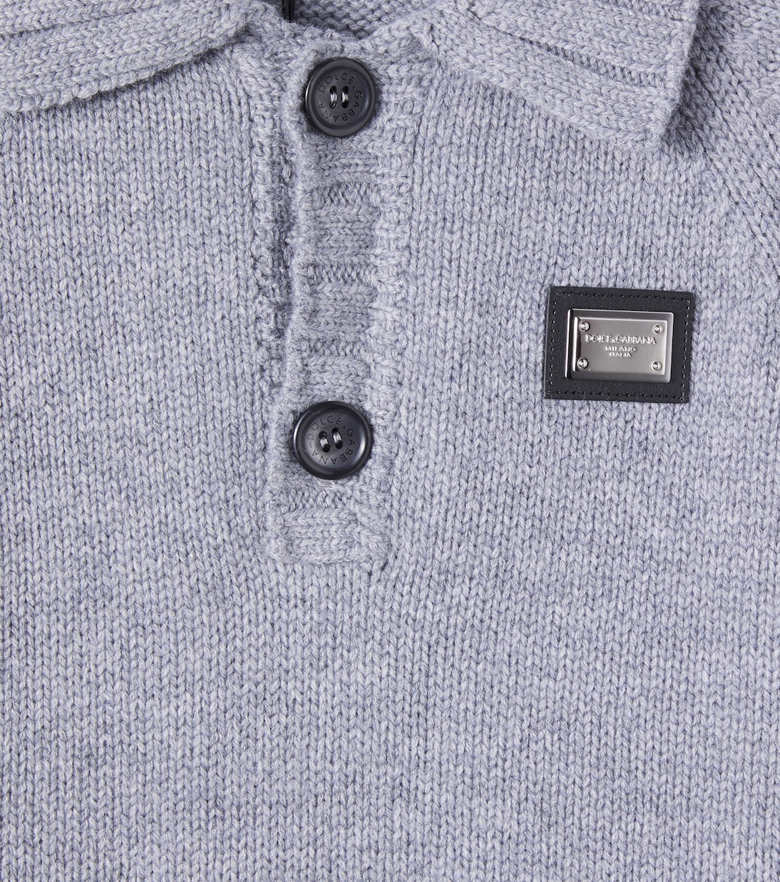 Wool and cashmere polo sweater | Dolce&Gabbana Kids