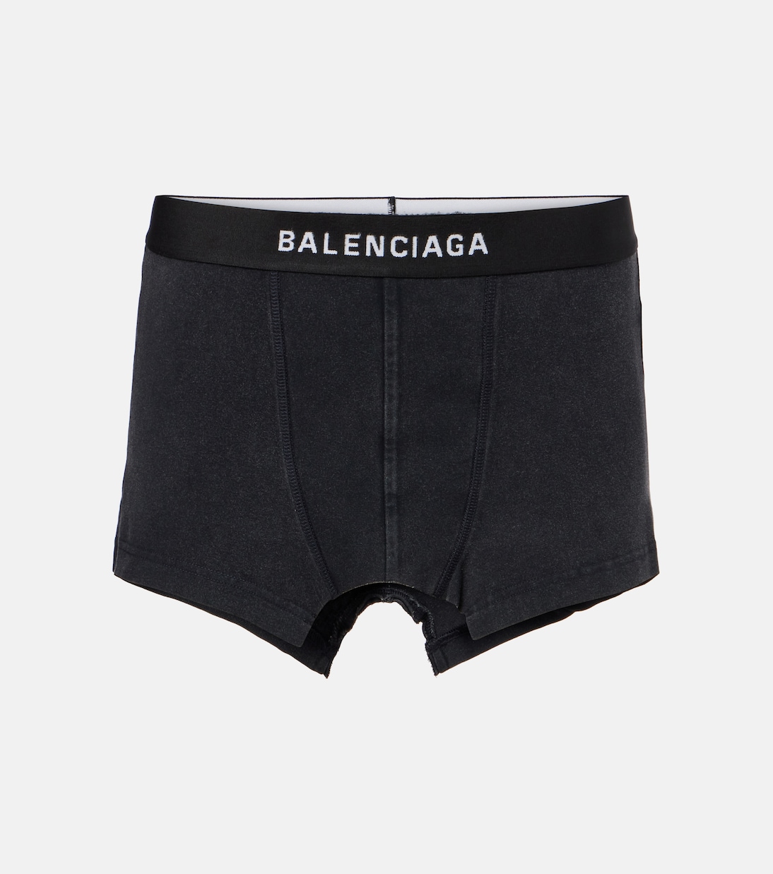 Logo cotton-blend jersey miniskirt | Balenciaga