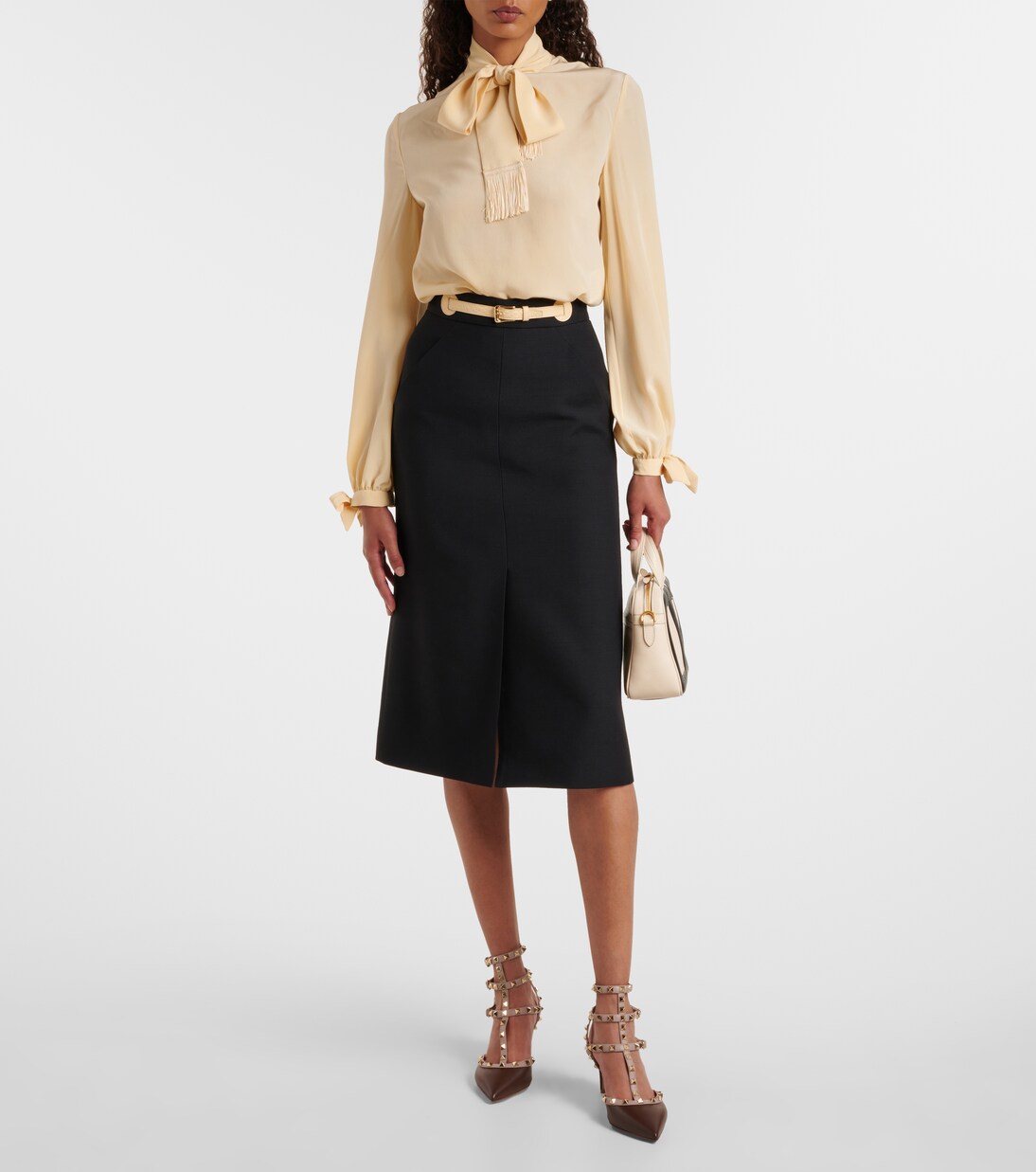 Rockstud 65 leather pumps in brown - Valentino Garavani | Mytheresa