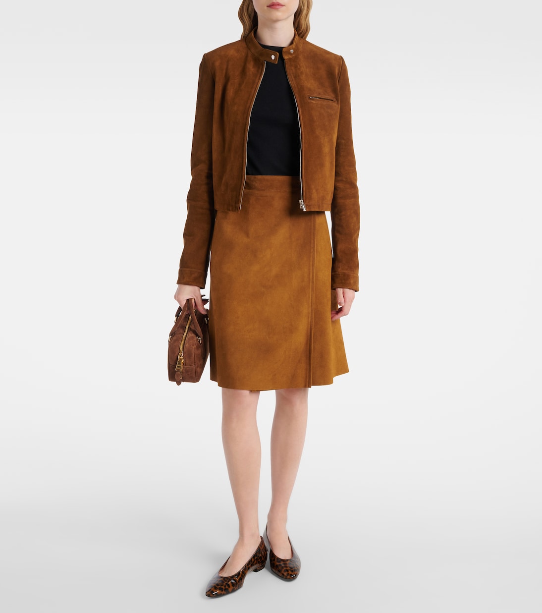 Amelia漆皮芭蕾舞平底鞋 | Gianvito Rossi