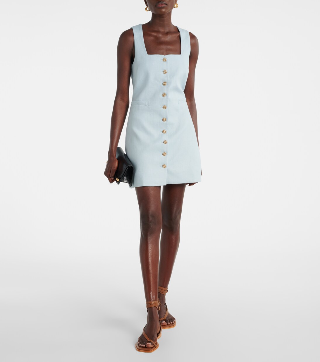 Jaques linen minidress | Faithfull