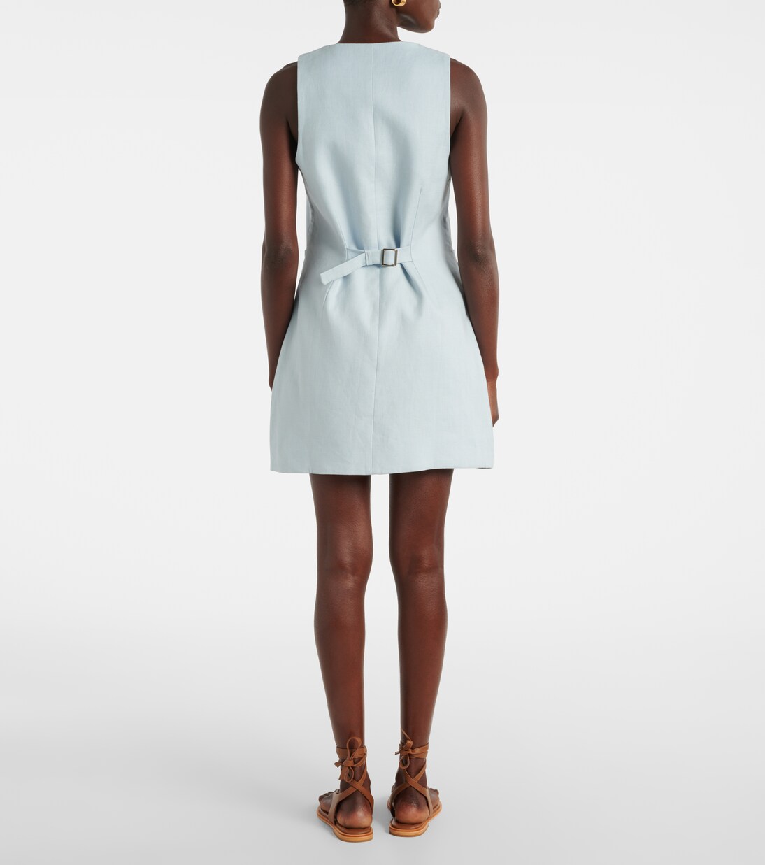 Jaques linen minidress | Faithfull