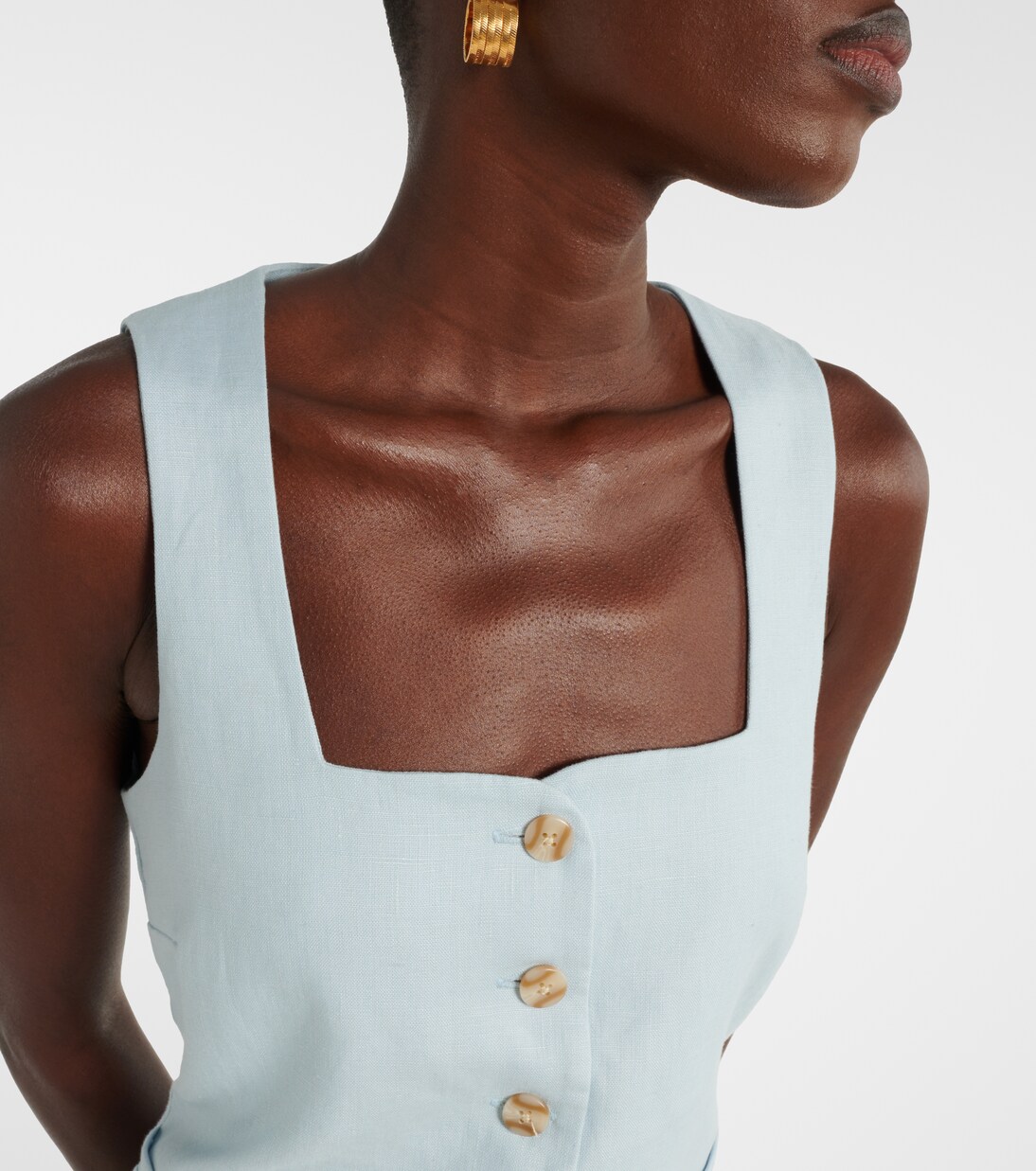 Jaques linen minidress | Faithfull