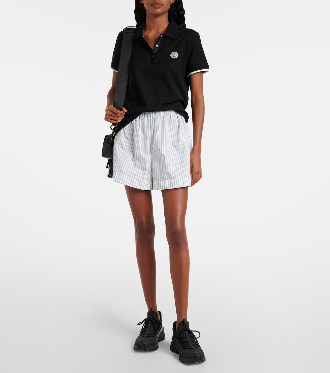 Striped technical shorts | Moncler