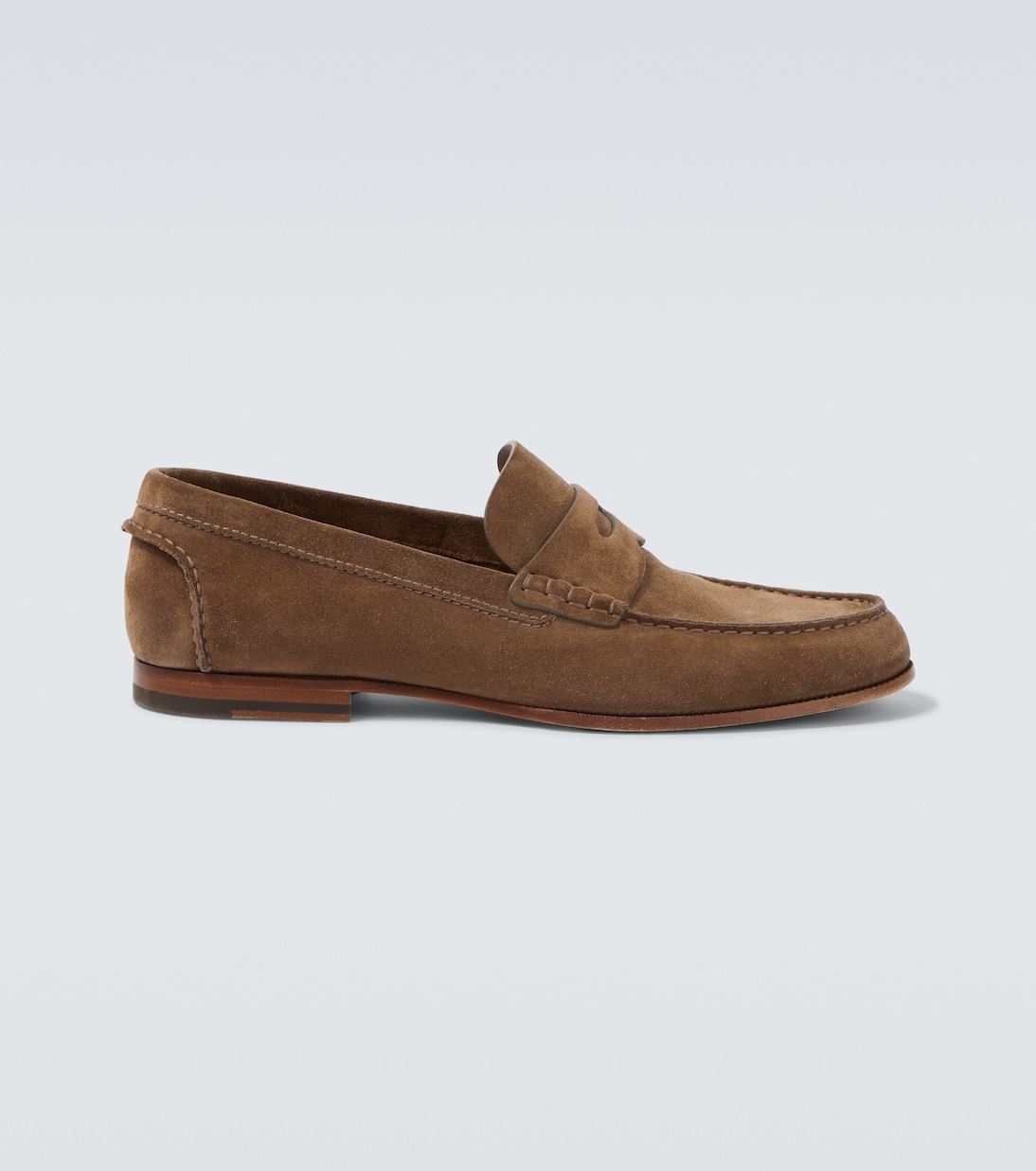 Heddon Flex suede penny loafers | Dunhill