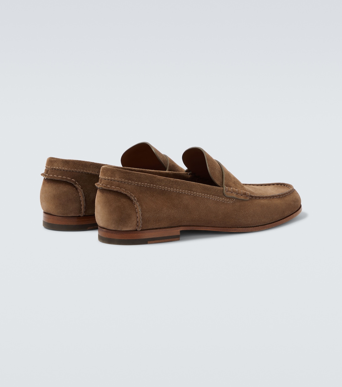 Heddon Flex suede penny loafers | Dunhill