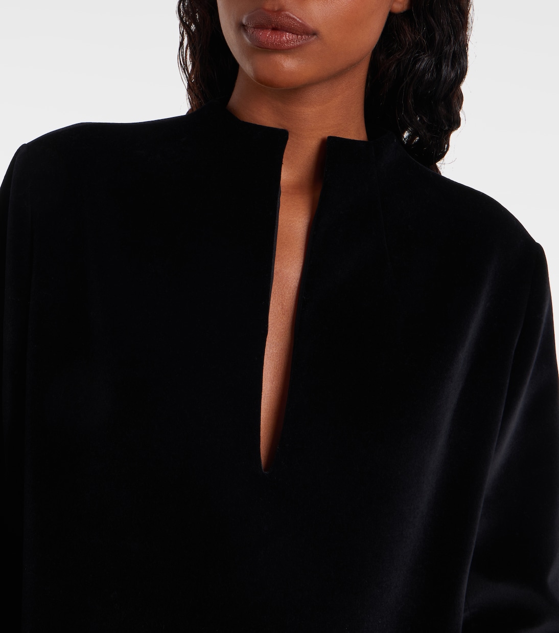 Aleena velvet minidress | Khaite