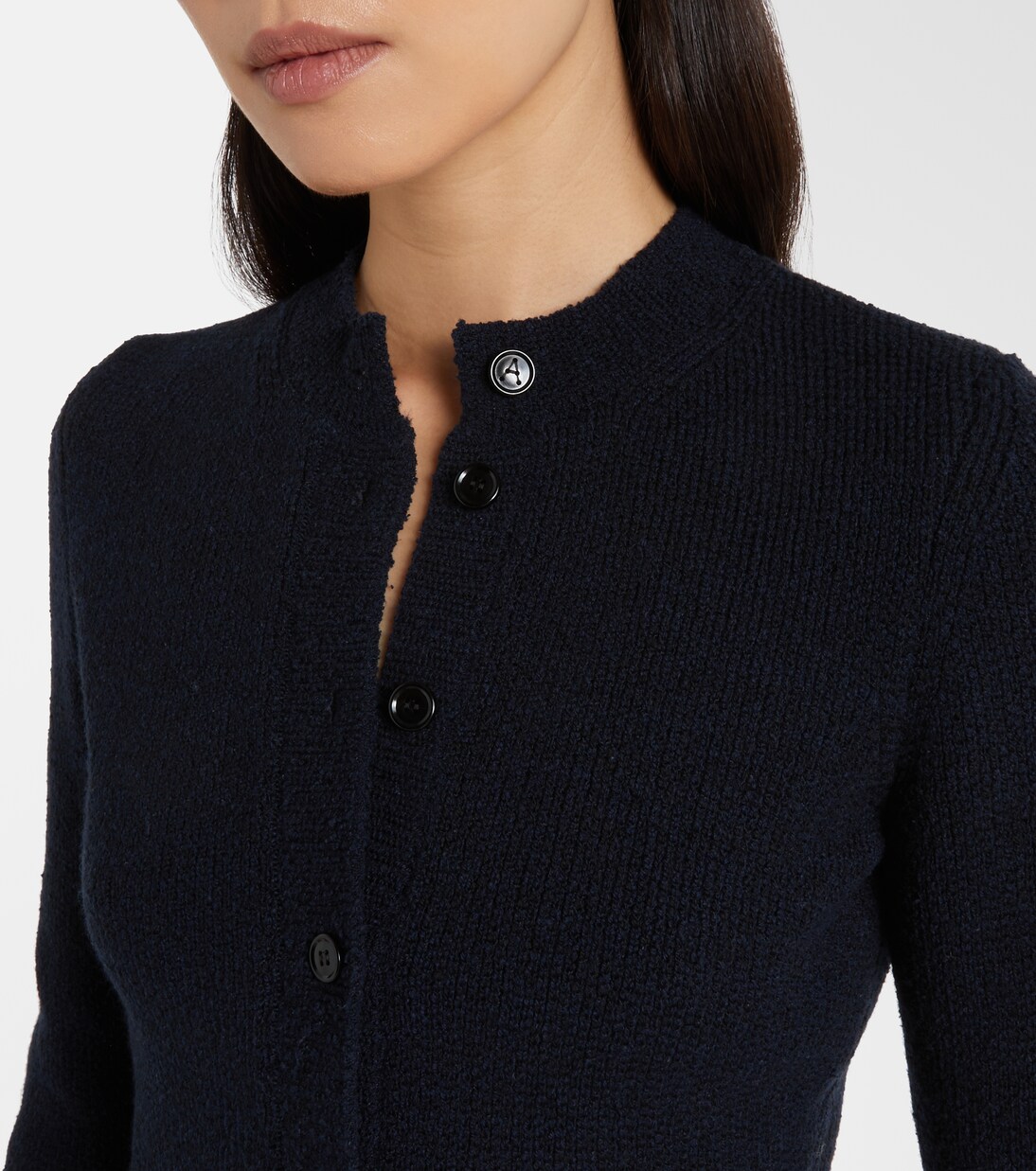 Cropped-Cardigan aus Strick | Alaïa