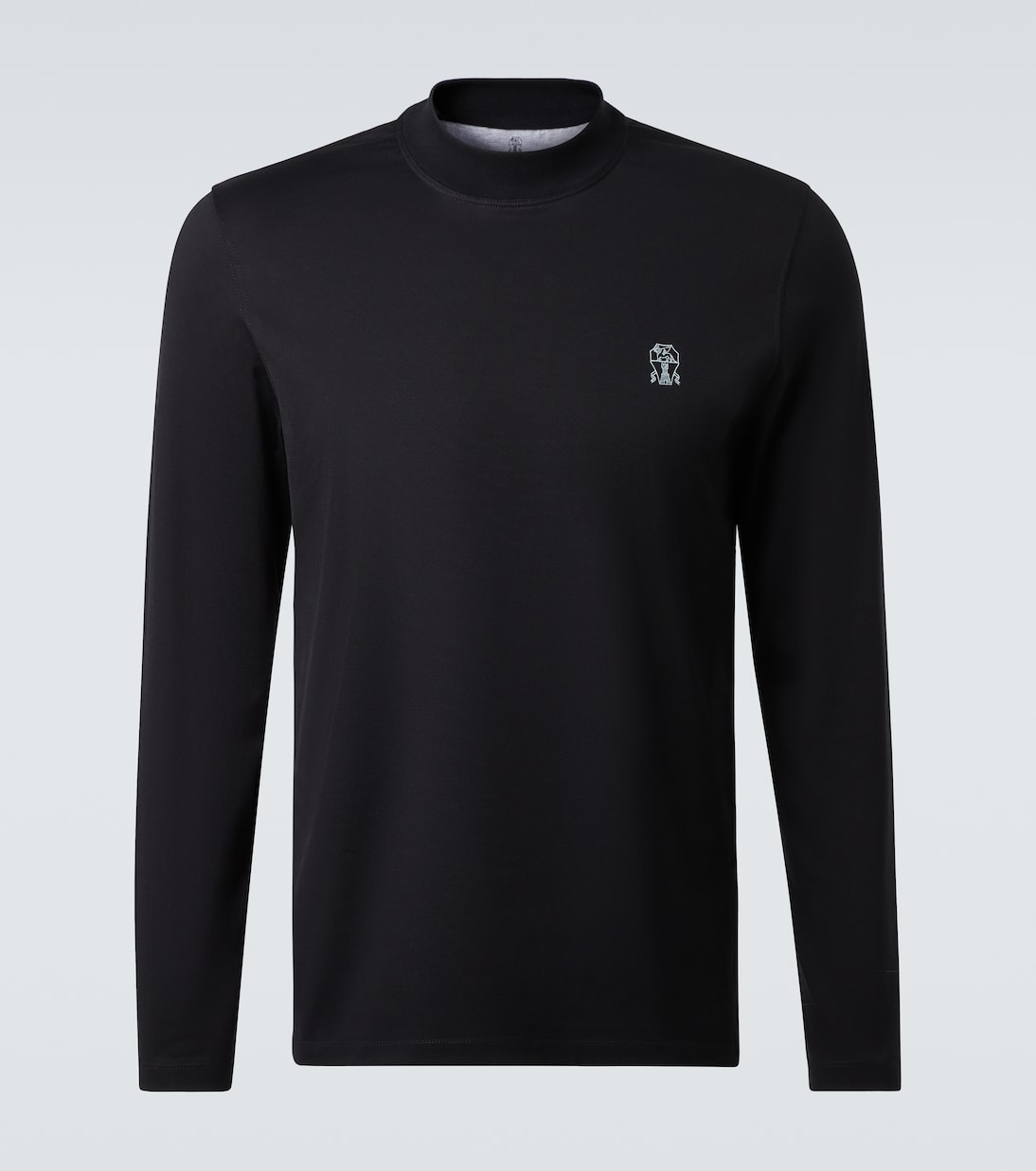 Camiseta de algodón con logo | Brunello Cucinelli