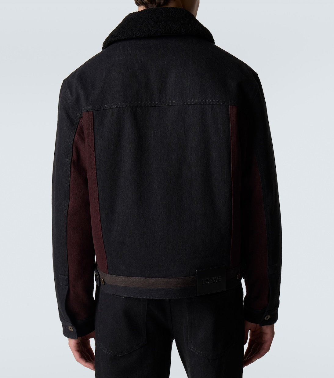 Chaqueta de denim con borrego | Loewe