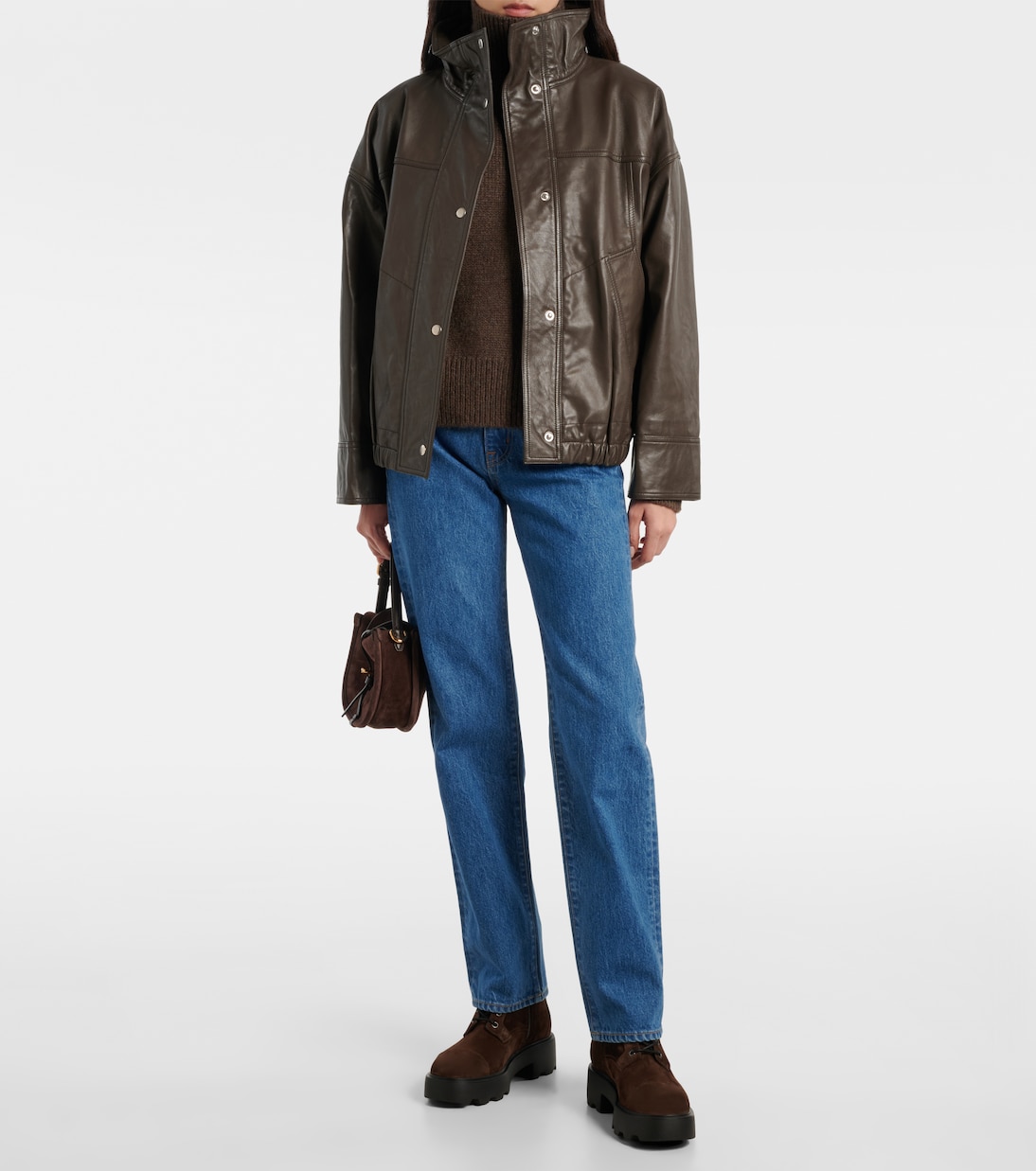 T Monogram suede combat boots | Tory Burch