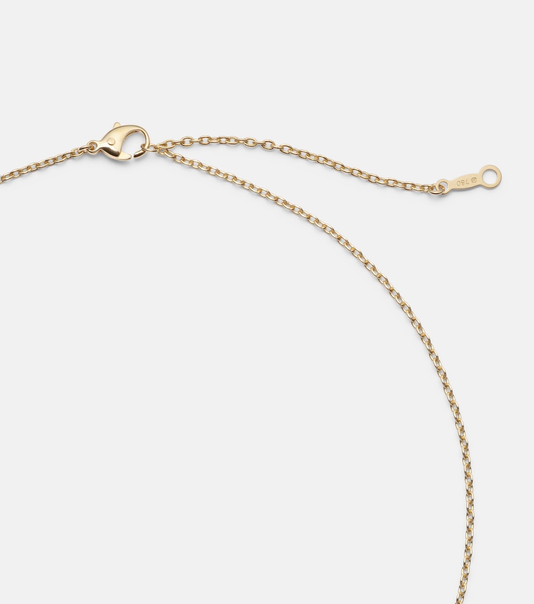 18kt gold necklace with pearl and diamond | Mikimoto