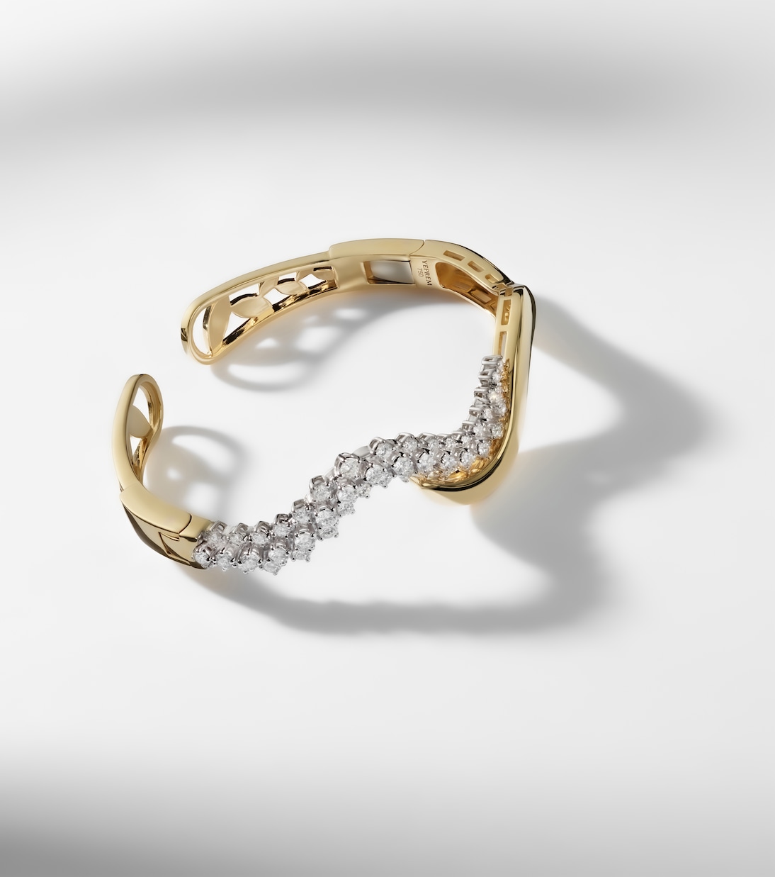 Bracciale Golden Strada in oro 18kt con diamanti | Yeprem