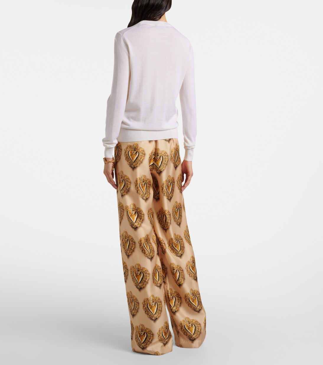 Pull DG en cachemire et soie | Dolce&Gabbana