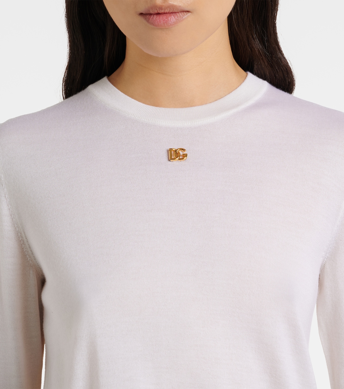 Pull DG en cachemire et soie | Dolce&Gabbana