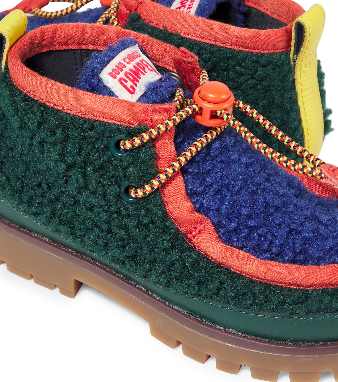 X Camper Ankle Boots aus Teddyfleece | Bobo Choses