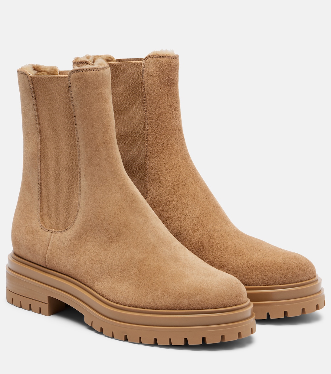 Chelsea suede ankle boots | Gianvito Rossi